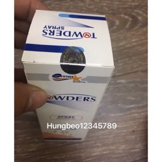TOWDERS SPRAY 100ML. PERMETHRIN 5%. LÀM SẠCH CÁC LOẠI KÝ SINH TRÙNG KHỎI DA