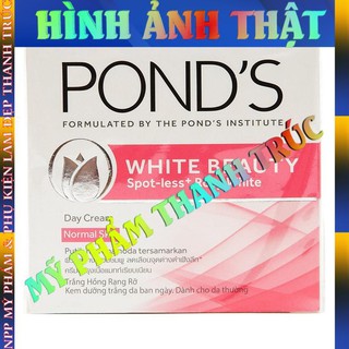 Kem dưỡng trắng da Pond's hồng rạng rỡ ban ngày White Beauty 50g