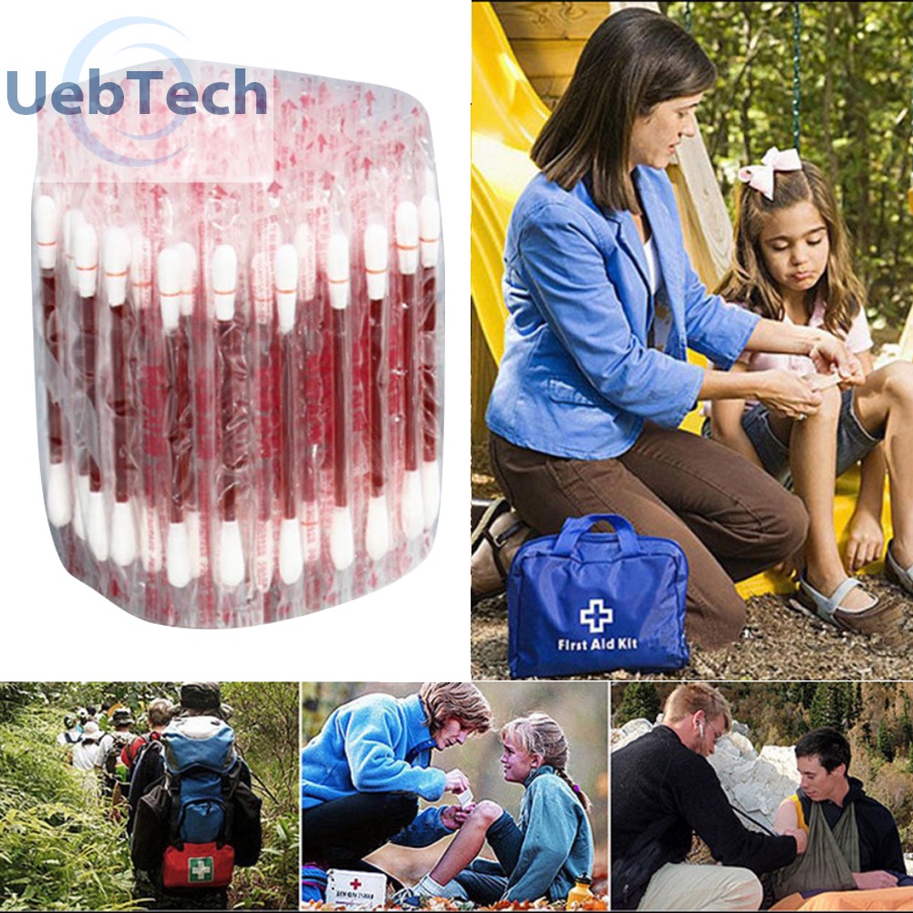 Set 50/100 tăm bông y tế dùng một lần tiện dụng