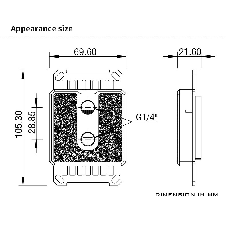 Đế tản nhiệt block cpu Barrow Icicle series LTIFH-04