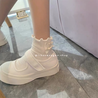 Cute Japanese Lolita style high neck cotton socks women