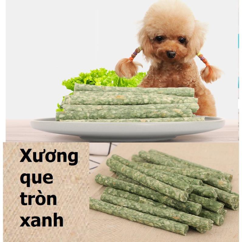 Hanpet.GV- 1444- Xương Doog que tròn mầu nâu 5&quot; (10 cái/túi) (- 4711426) đồ ăn cho chó