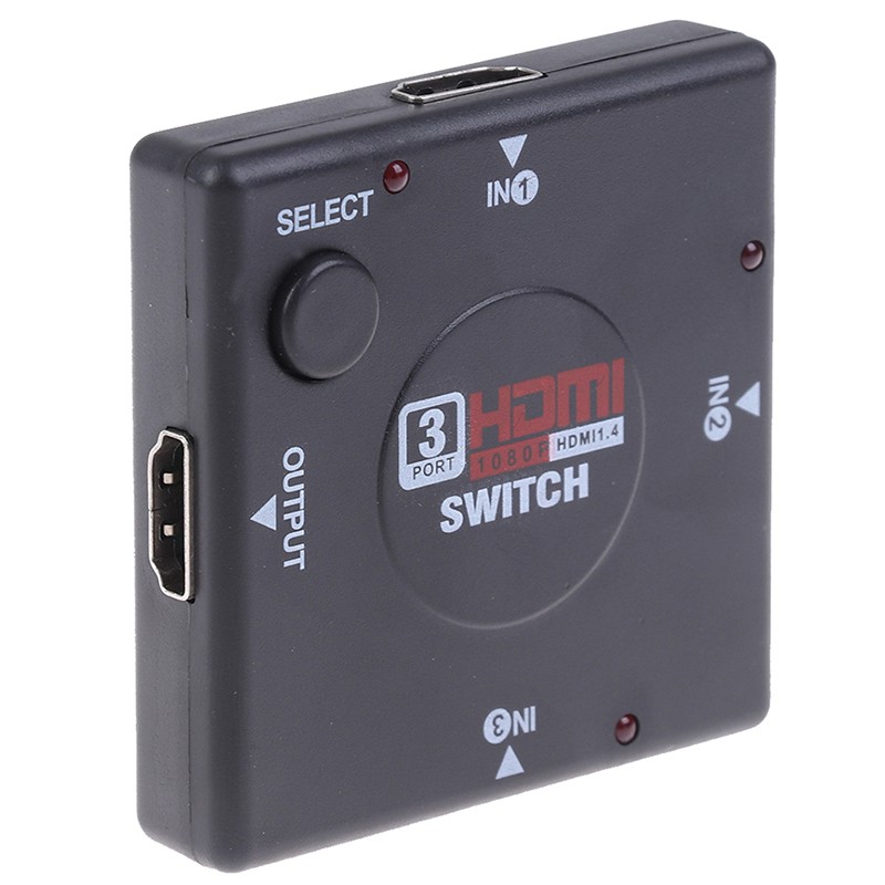 HBVN belle Hdmi 3 Port Switch AUTO Switcher Splitter Selector HUB Box Cable HDTV 2160 modish | BigBuy360 - bigbuy360.vn
