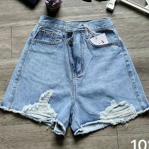 [Mã FAMAYWA giảm 10K đơn 50K] Quần Short Jeans Nữ Nút Kiểu Size nhỏ đến 35 MS 1022 | WebRaoVat - webraovat.net.vn