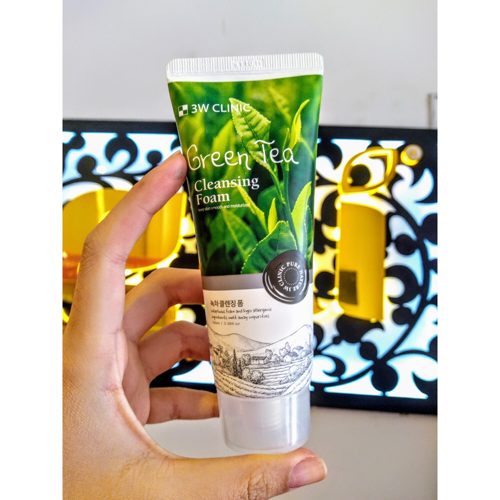 SỮA RỬA MẶT 3W CLINIC - Sữa rửa mặt 3W Clinic 100ml Chính hãng Hàn Quốc