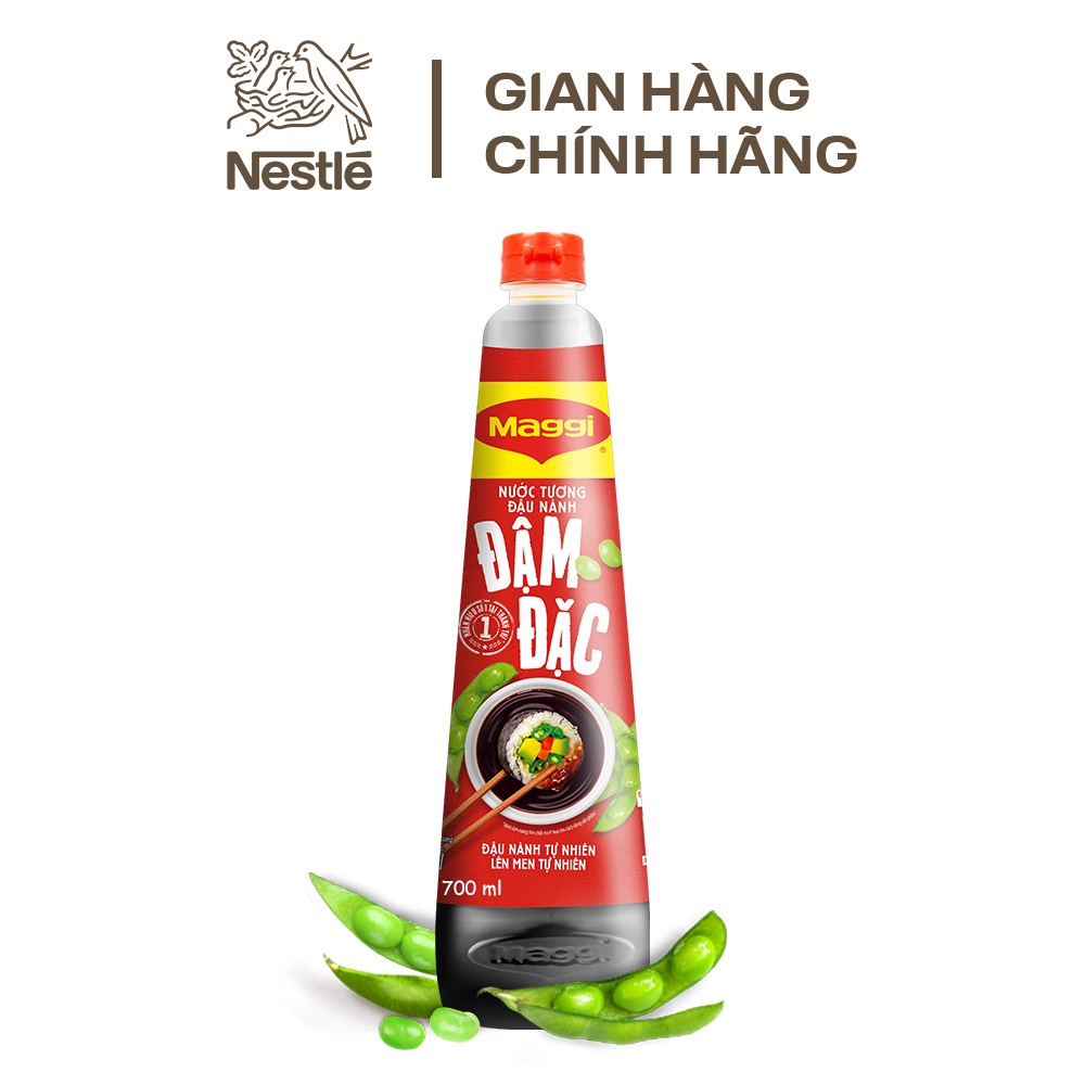 Combo Maggi 1 Dầu hào 820g + 1 tương đậu nành đậm đặc 700ml + 1 Hạt nêm Nấm Hương gói 450g + 1 Nước mắm chai 490ml