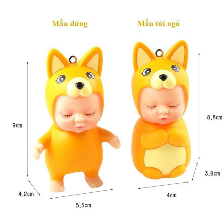 Móc khóa hình em bé ngủ [Anh that] cực kỳ dễ thương