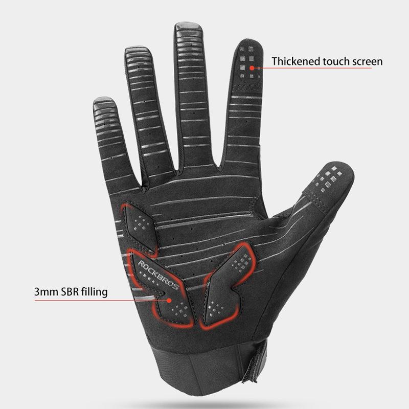 Găng Tay Thể Thao ROCKBROS Chống Trượt Chống Sốc Thoáng Khí Đa Năng