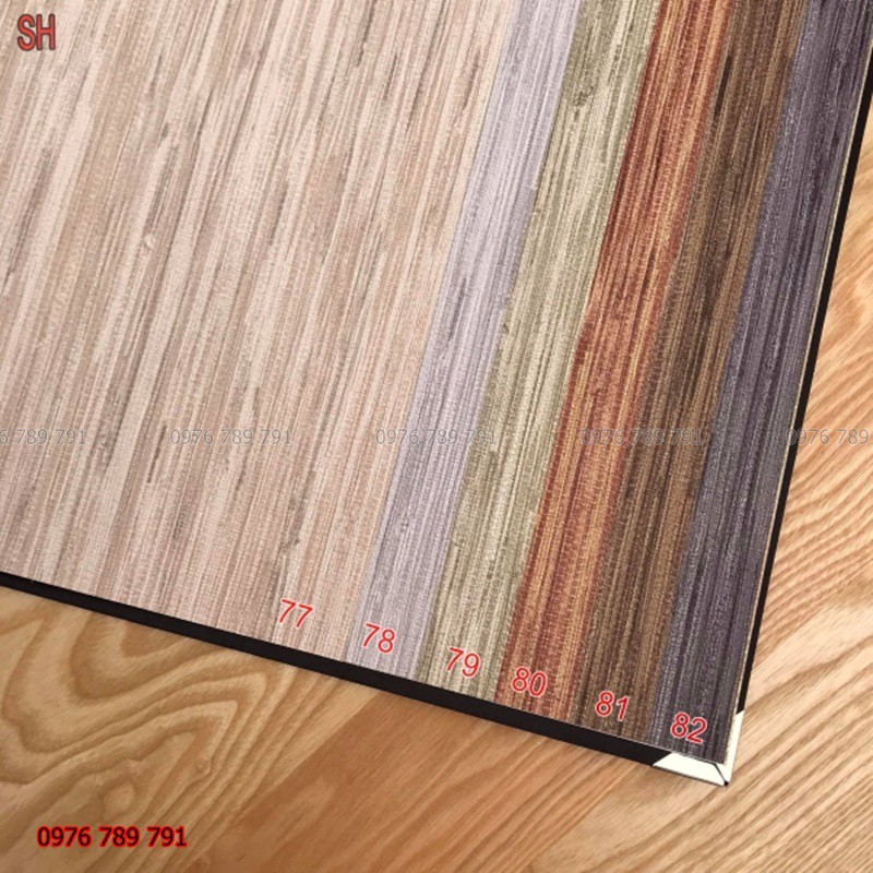 Giấy Dán Tường Trơn Xước Gỗ Cho Phòng Khách, Phòng Ngủ, Lụa Không Keo, Khổ 10m x 53 cm