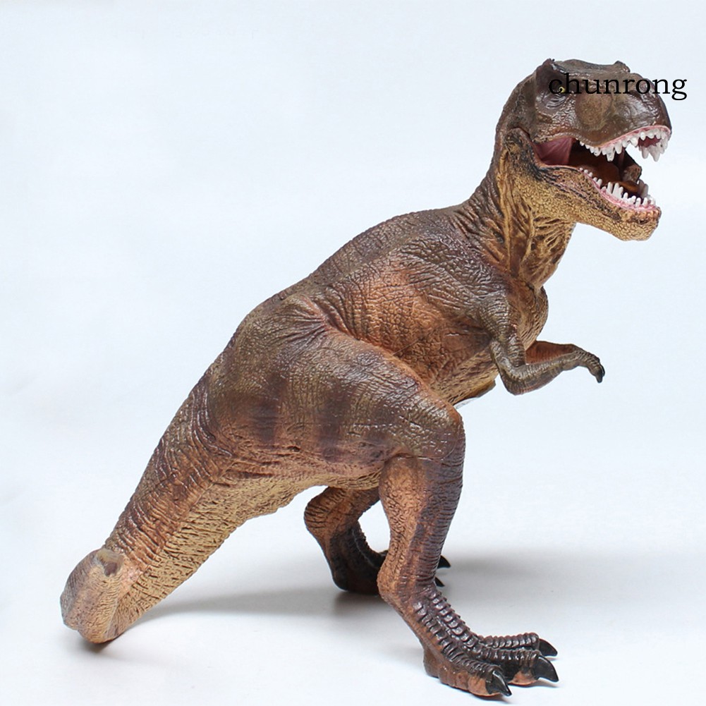 CR+Simulation PVC T-Rex Dinosaur Action Figure Model Kids Education Toy Collectible