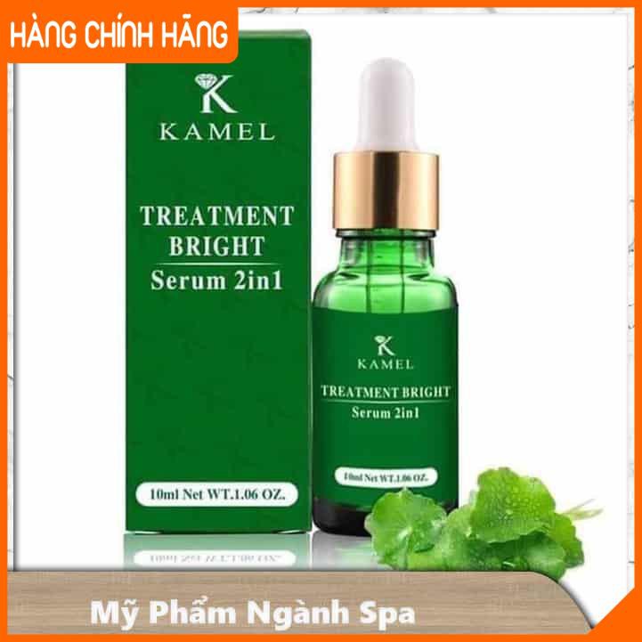 [Sẵn hàng] Treatment Bright Serum 2in1 loại bỏ thâm làm căng bóng trắng da Kamel lọ 10ml