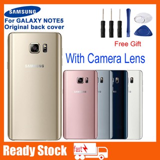 Ốp lưng Samsung Galaxy Note5 Note 5 Pin mặt sau Vỏ kính 3D Samsung Galaxy Note 5 Nắp pin Vỏ kính 3D cho thiên hà Note 5 Thay thế nắp cửa phía sau