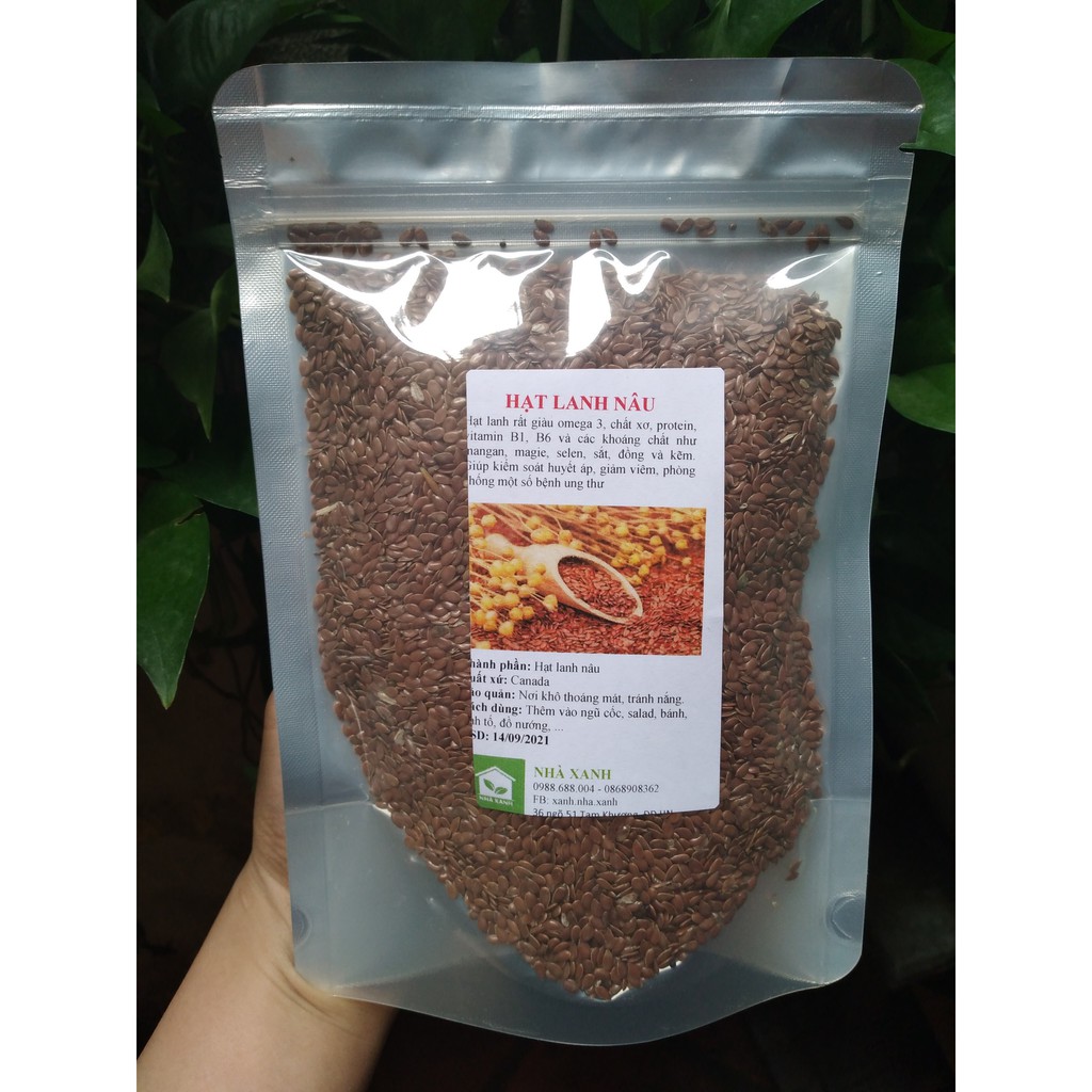 Hạt lanh nâu 250gr HSD: 7/2024