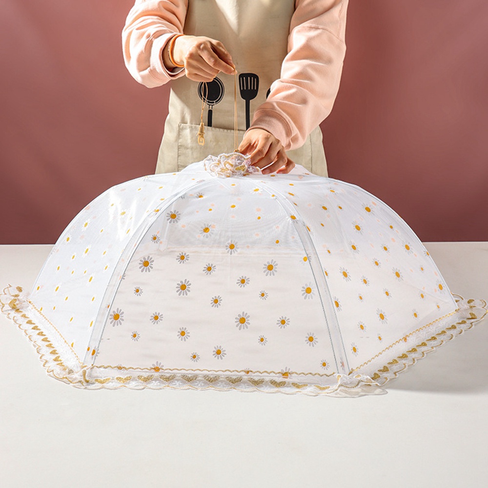 Lồng Bàn Đậy Thức Ăn Chống Ruồi Muỗi Có Thể Gấp Gọn Tiện Dụng Cho Gia Đình