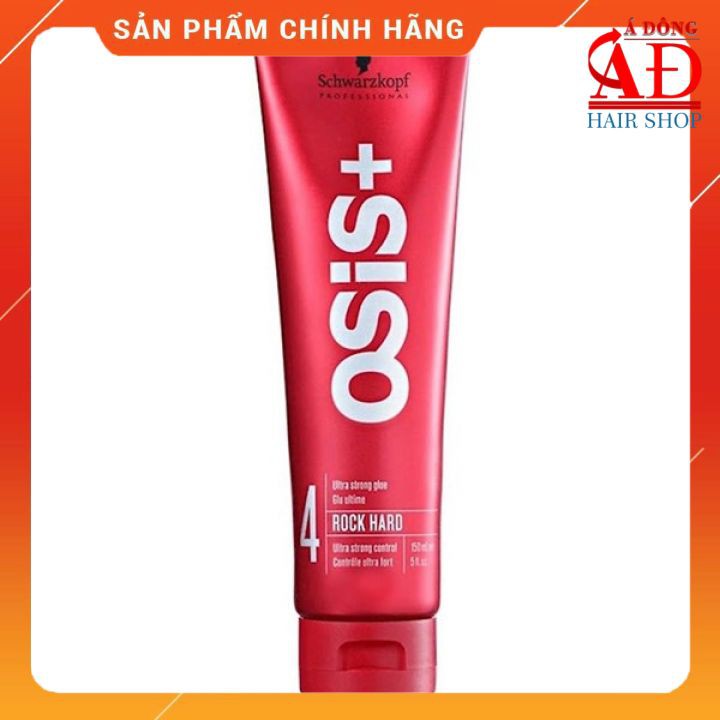 [Siêu rẻ] Gel tạo kiểu tóc Schwarzkopf OSiS+ Rock-Hard Ultra Strong Glue 150ml