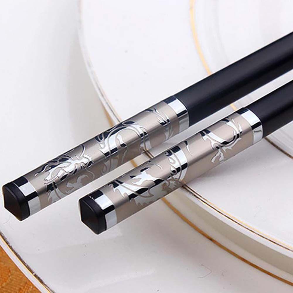 ELEGANT 1 Đôi Đũa Chống Trượt Sang Trọng Phong Cách Trung Hoa