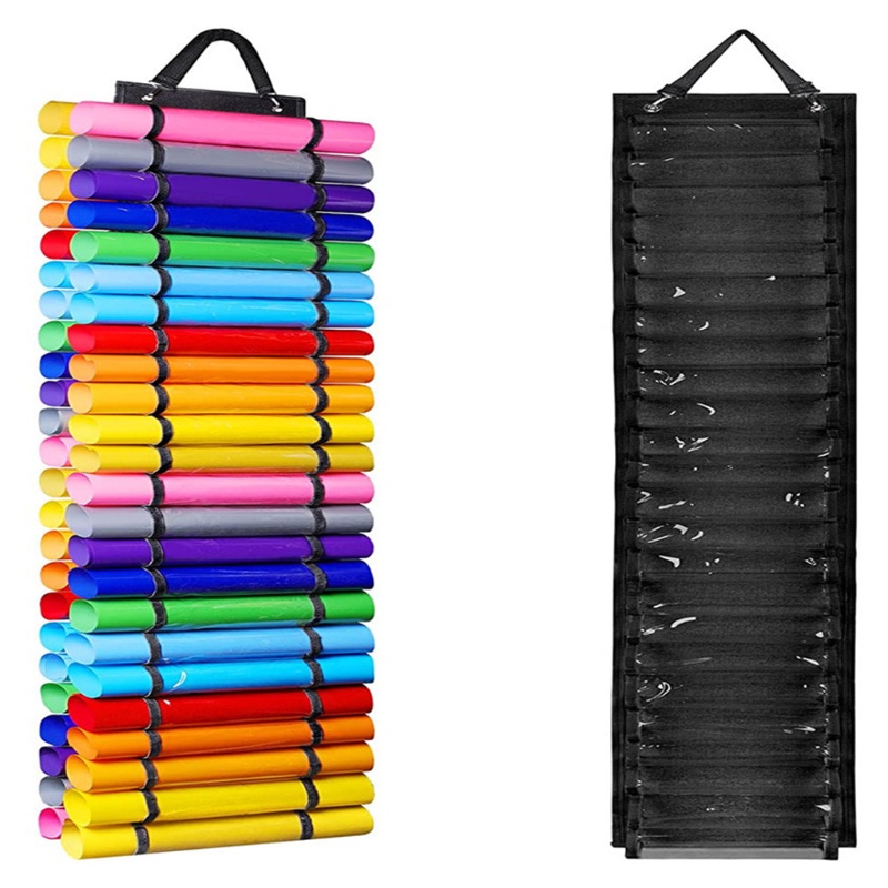 Giá Đỡ Cuộn Vinyl 48 Ngăn Treo Tường Sắp Xếp Gọn Gàng