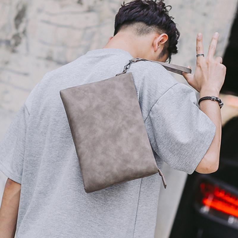 Túi Da Cầm Tay Thời Trang Công Sở Thanh Lịch Cho Nam