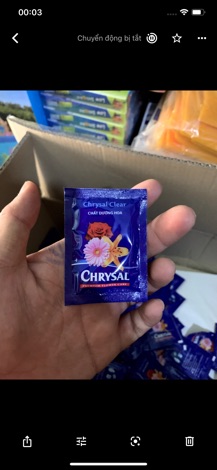 Chất dưỡng hoa Chrysal 100 gói
