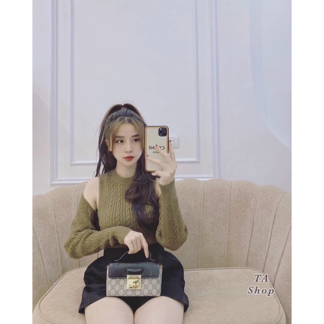 [HÀNG SẴN]SET LEN THỪNG CUTOUT 112 HÀNG QUẢNG CHÂU SIÊU ĐẸP