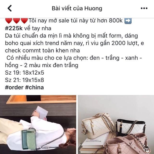 Túi 225k xinh đẹp