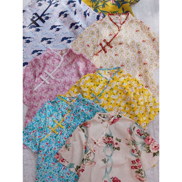 Áo sườn xám hoa 2023