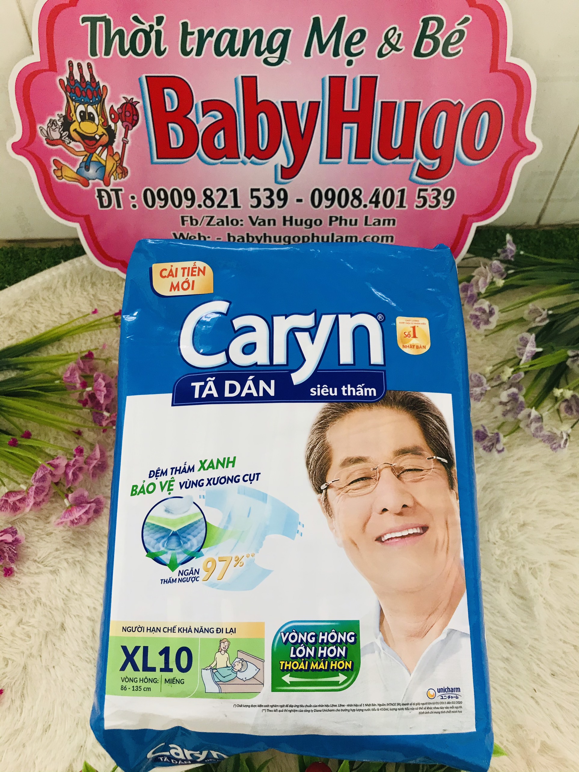 Tã dán người lớn Caryn XL 10 miếng