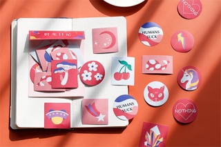 [Sticker] Hình Dán 60 Miếng