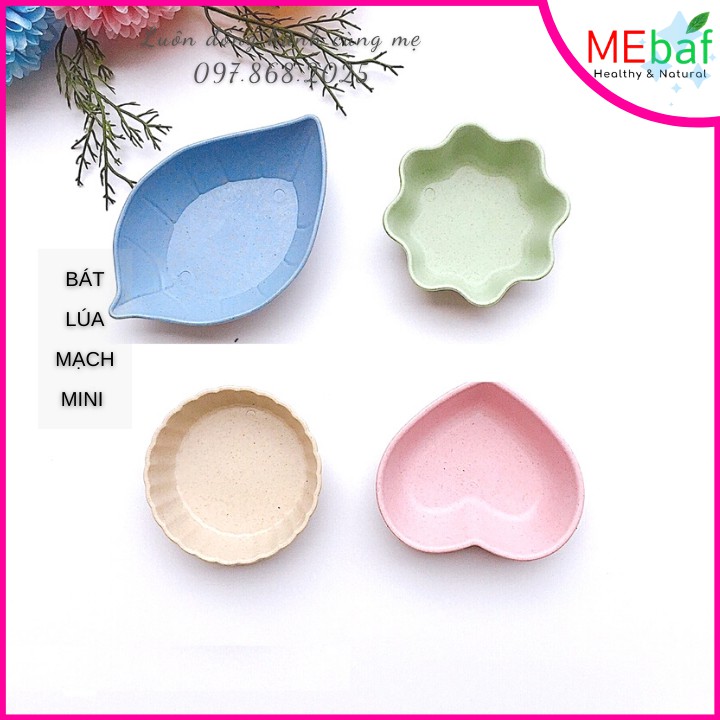 Bát lúa mạch mini siêu cute ăn dặm kiểu Nhật