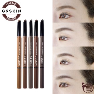 Chì Kẻ Mày Ngang 2 Đầu G9SKin First Auto Eyebrow 0.35g