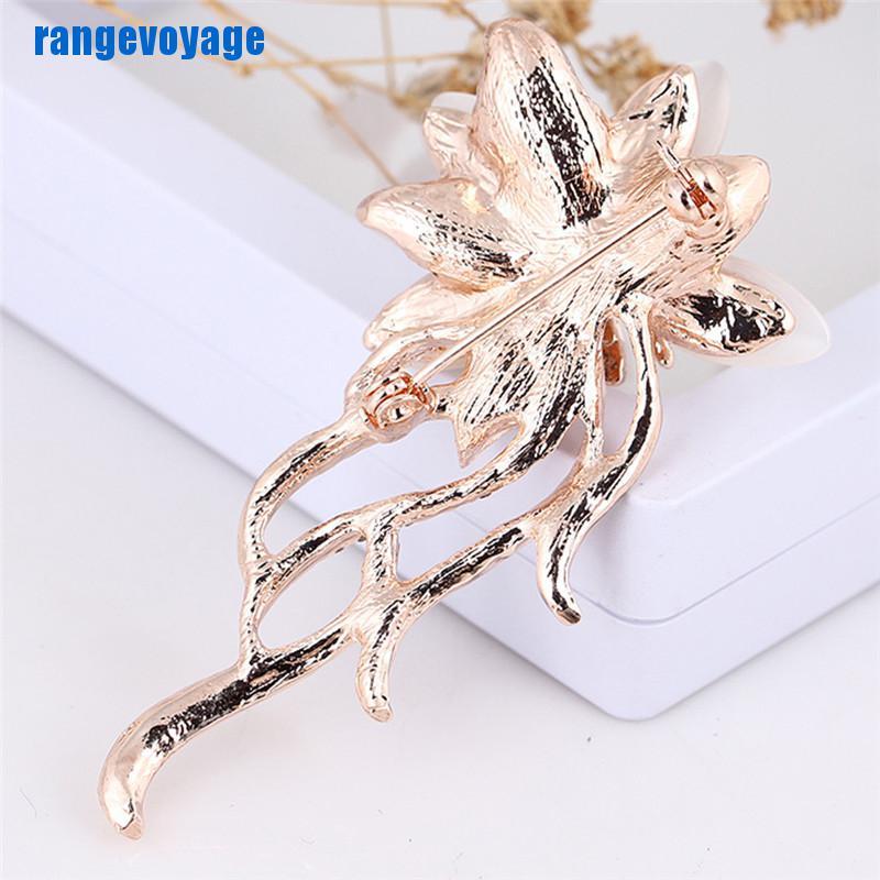 (Hàng Mới) Trâm Cài Áo Đính Đá Opal Sang Trọng