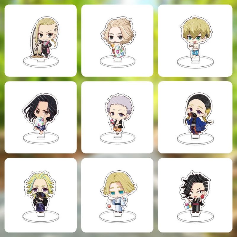 Mô Hình Standee Anime Tokyo Revengers nhân vật Mikey, Draken, Mitsuya, Chifuyu, Baji,Rindou, Ran, Kokonoi,Inupee