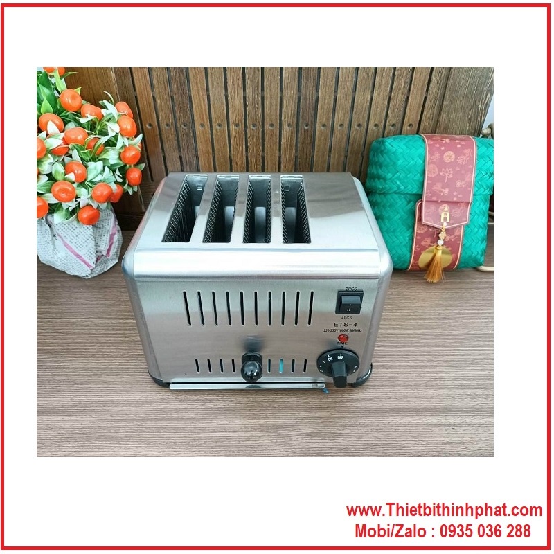 MÀY NƯỚNG BÁNH MÌ SANDWICH INOX 4 NGĂN