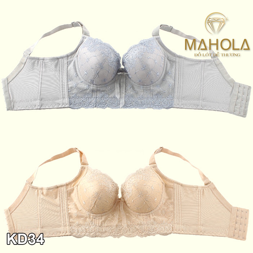 Áo Lót Chất Liệu Ren Quyến Rũ Dáng Croptop _Mahola_ KD34