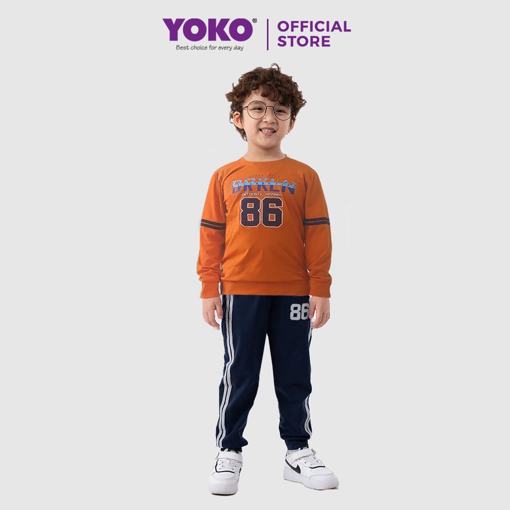 Bộ Quần Áo Thun Dài Tay Bé Trai (1-5 Tuổi) YOKO KID'S FASHION 20395T