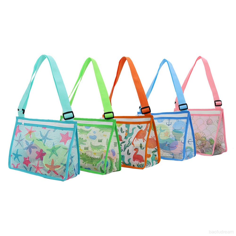 Túi Lưới Đựng Đồ Bơi Đi Biển Sáng Tạo Cho Bé Trai Gái