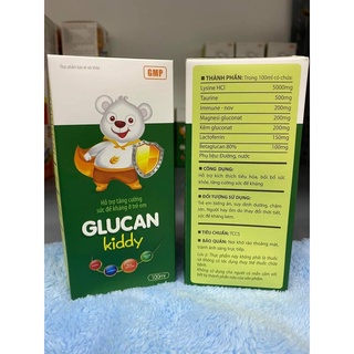 Siro tăng sức đề kháng Glucan Kiddy, 100ml