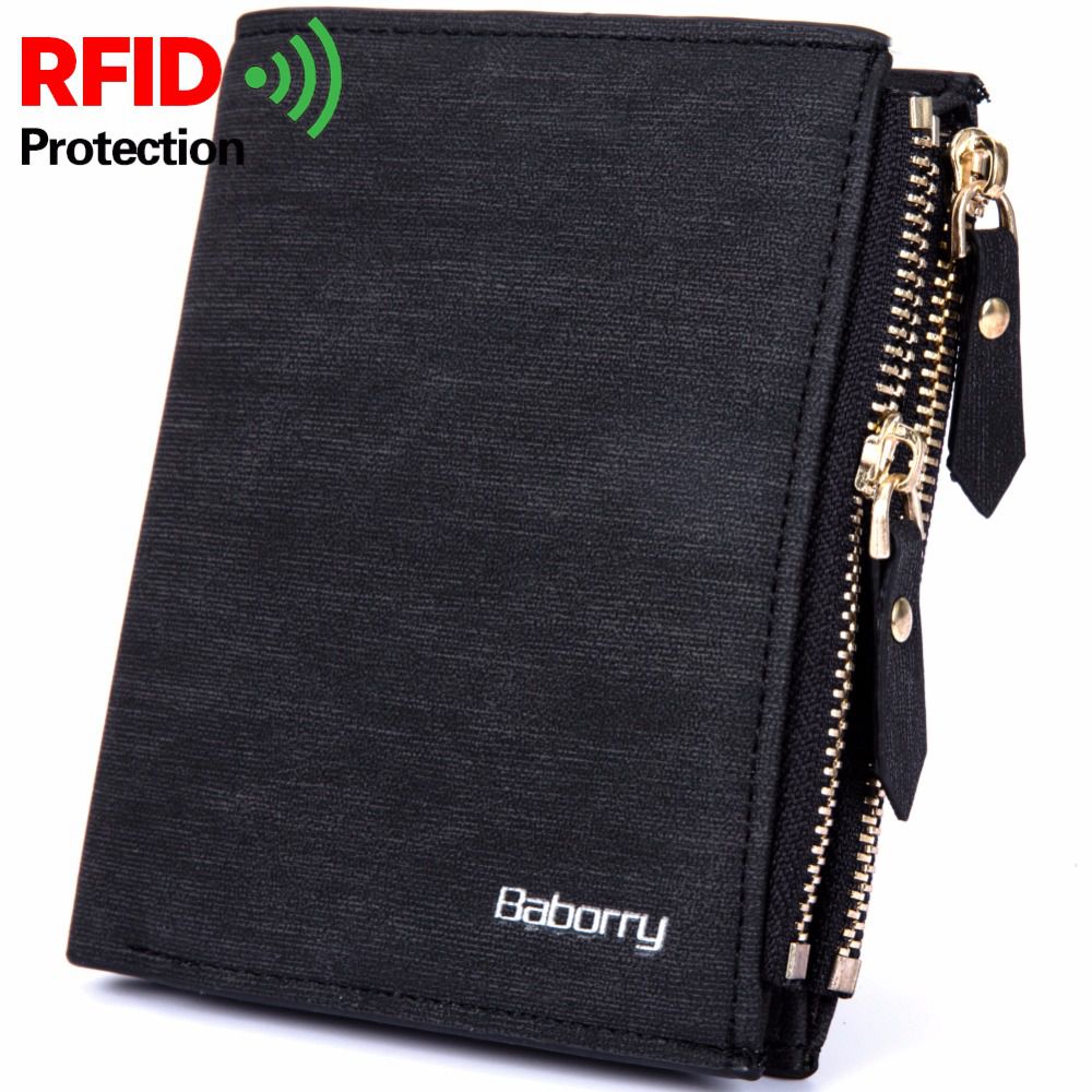 Ví Nam Có Khóa Kéo Chống Trộm RFID