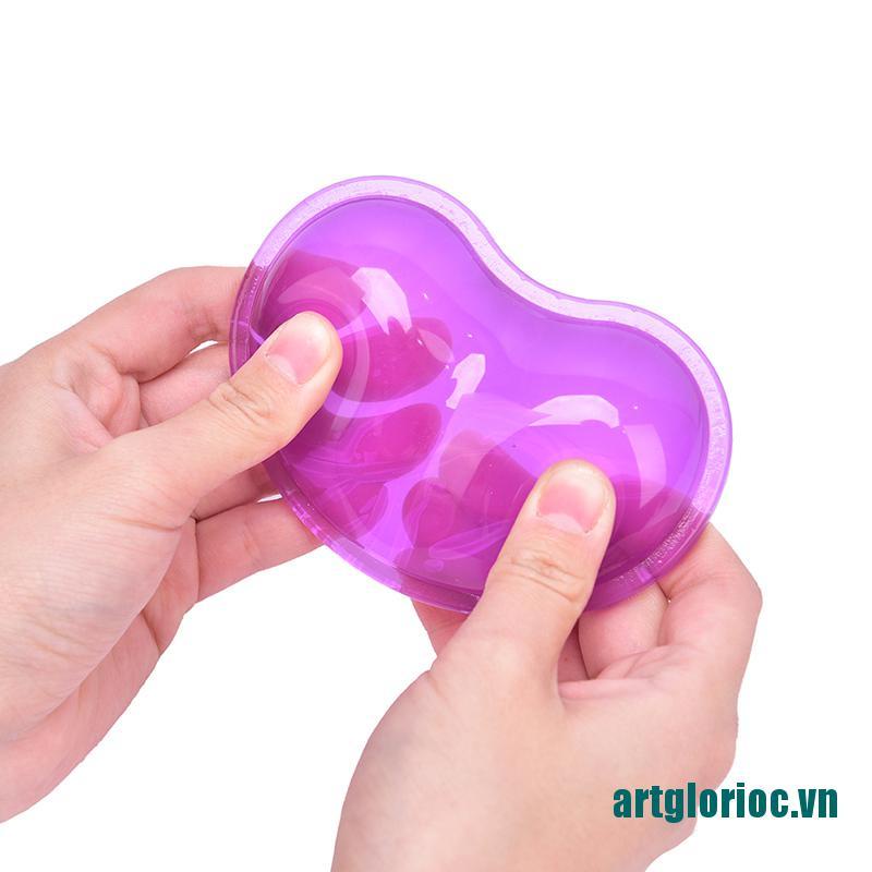 hot&1PCS Silicone Heart-shaped Mouse Wrist Pad Comfort Computer Wrist Rests Support