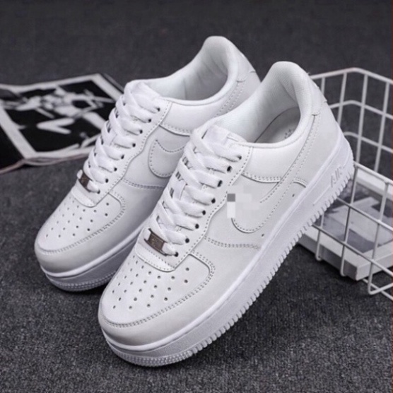 Giày Thể Thao Nam Nữ - Giày Nike AF1 Trắng Full Box Bill