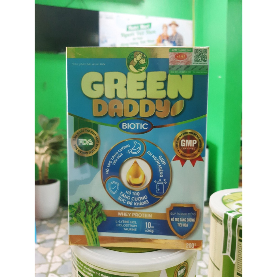 sữa non green daddy Sữa non Green Daddy Pedia chứa Colostrum, bột cần tây cho trẻ biếng ăn, cải thiện tiêu hoá phù hợp