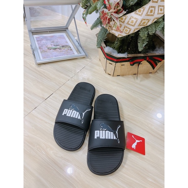 [CHÍNH HÃNG] DÉP PUMA COOL CAT LEAP BLACK SLIDE SANDAL - DÉP QUAI NGANG SIÊU ÊM - HANG ORDER CÓ BILL