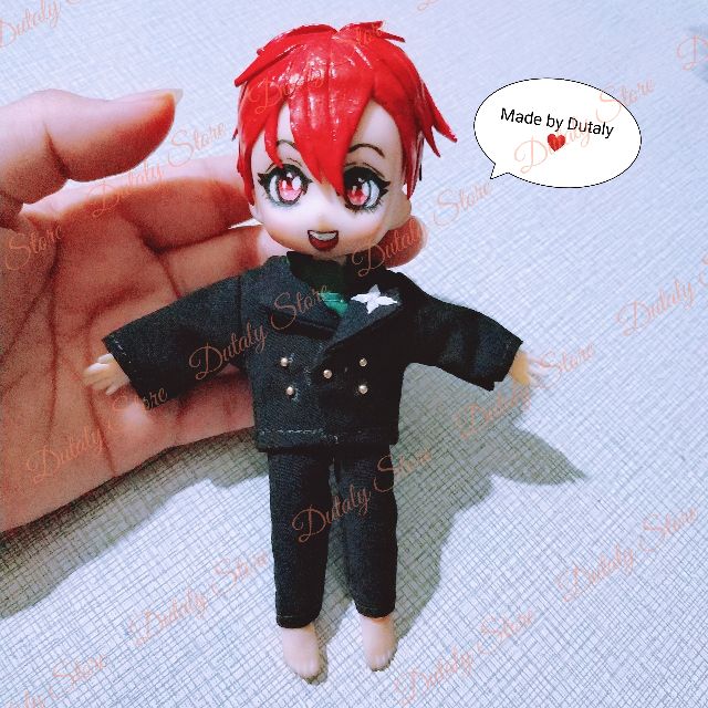 Ob11 - Set 16 trang phục cosplay Doppo của HypMic vừa với búp bê obitsu 11, nendoll, ddf, UFdoll, ymy