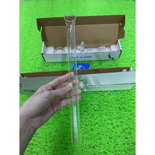 Ống Thuỷ Tinh Cho Cá Tép Ăn + Chén Thuỷ Tinh