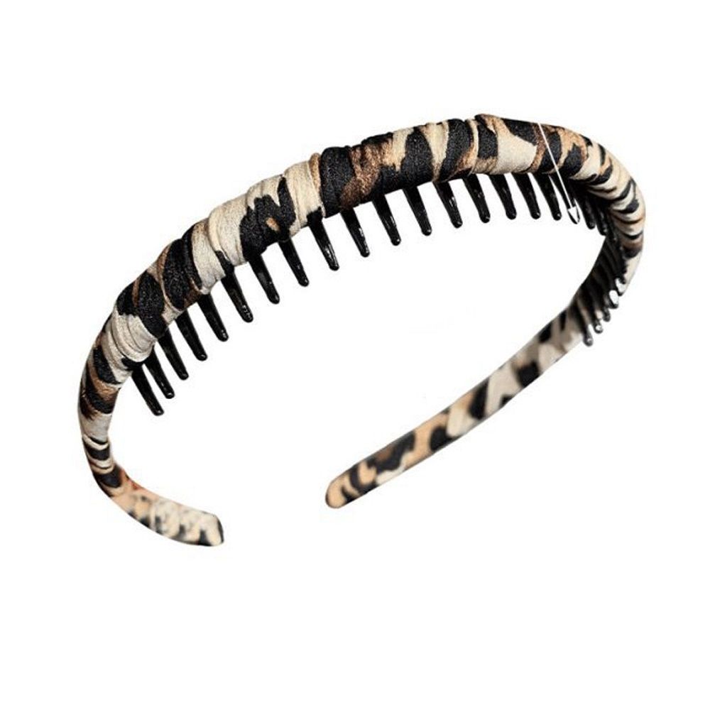 Băng Đô Cài Tóc Họa Tiết Da Báo Phong Cách Hàn Quốc Thanh Lịch Cho Nữ