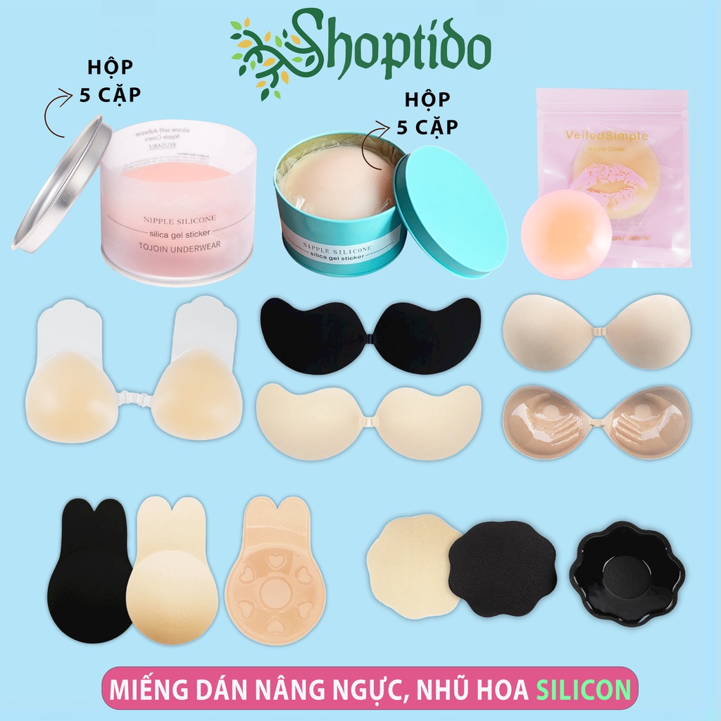 Miếng dán ngực silicon nâng ngực tạo khe quyến rũ LATUBO NPP Shoptido