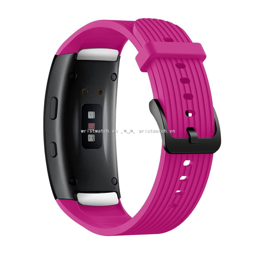 wrwa Dây silicon thay thế cho đồng hồ Samsung Gear Fit 2 Pro Fit 2