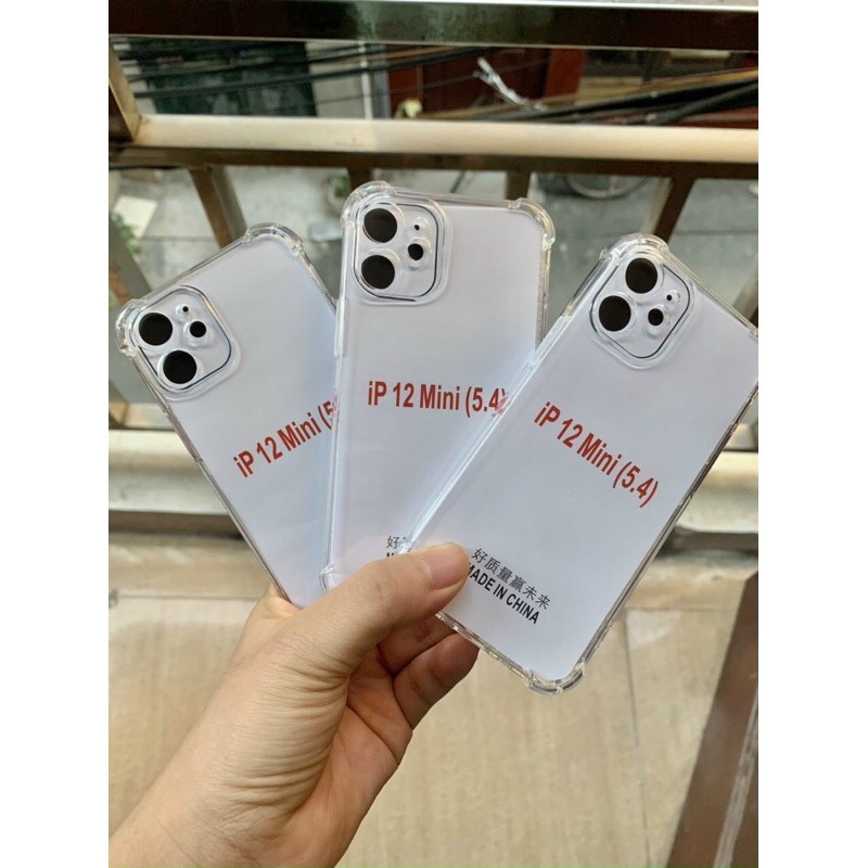 ốp lưng ip trong suốt chống sốc loại dày đủ dòng iphone 6 đến 12promax