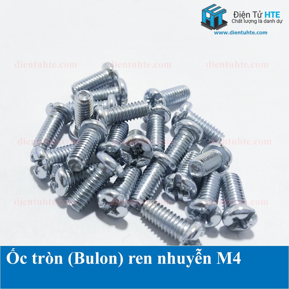 Ốc tròn (Bulon) ren nhuyễn M4