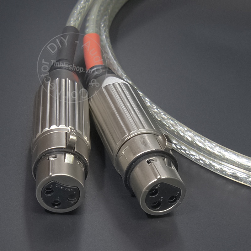 Cáp XLR ra RCA 1 cặp DIY 0.5M đến 3M - Dây canon cái ra AV